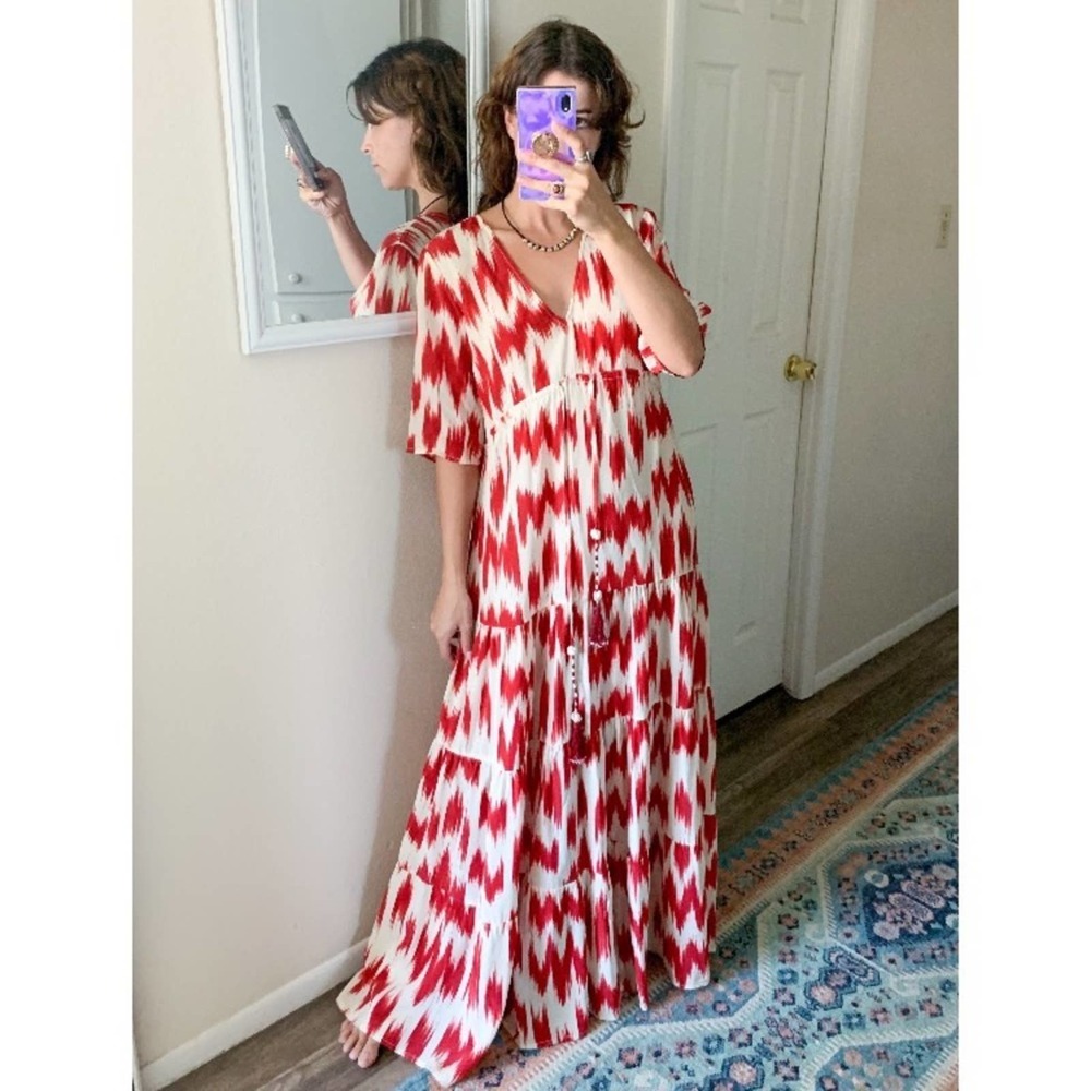 Figue Ikat Maxi Dress - Picture 1 of 8